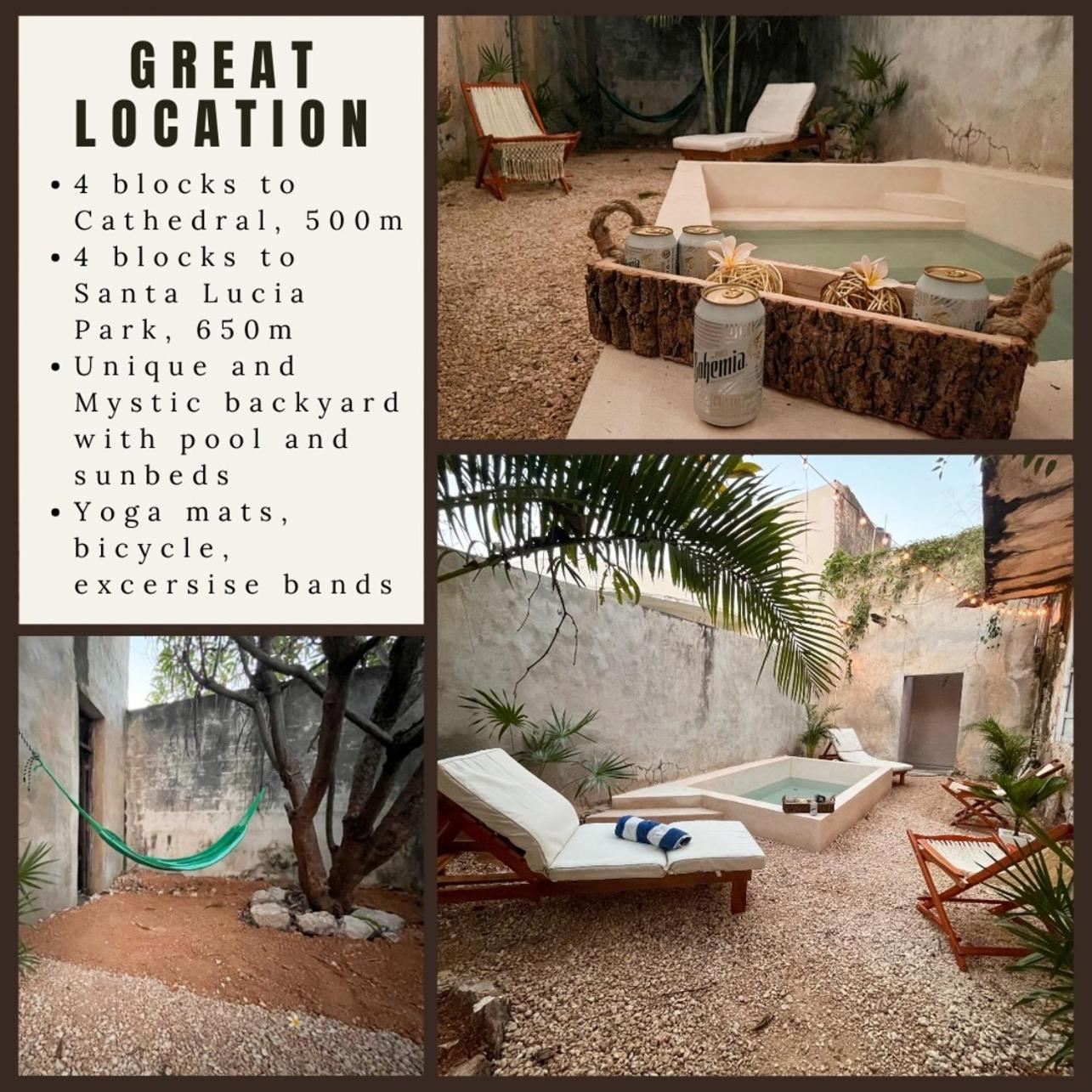 Вилла Unique Mystic Pool Yard Only 3 Blocks Main Sq Мерида Экстерьер фото